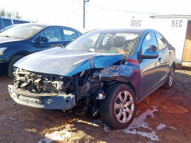 JM1BL1UG6B1494228 - 2011 MAZDA 3 I BLUE photo 2