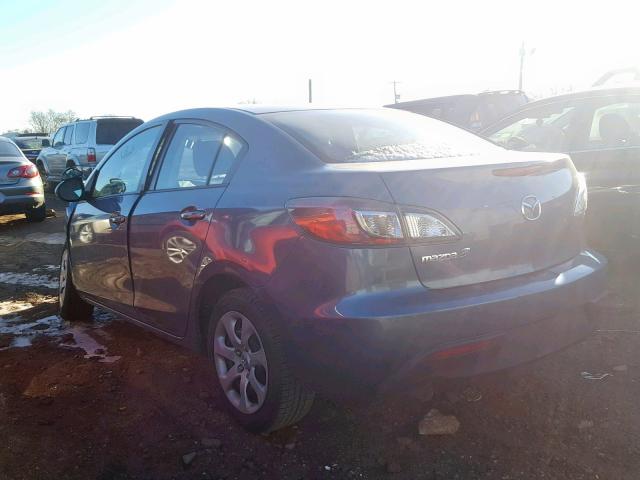 JM1BL1UG6B1494228 - 2011 MAZDA 3 I BLUE photo 3