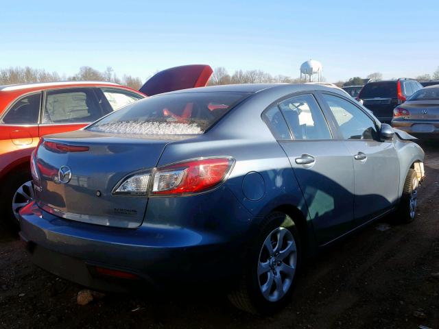 JM1BL1UG6B1494228 - 2011 MAZDA 3 I BLUE photo 4