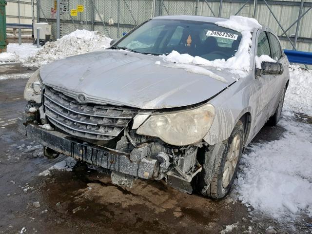 1C3LC46K08N157857 - 2008 CHRYSLER SEBRING LX SILVER photo 2