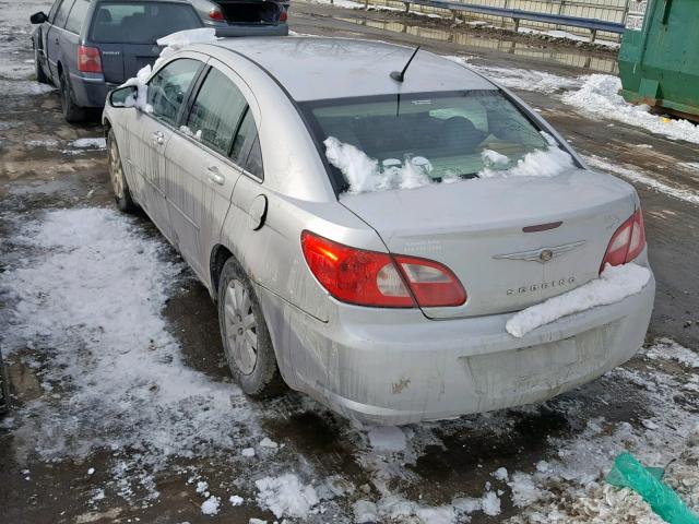 1C3LC46K08N157857 - 2008 CHRYSLER SEBRING LX SILVER photo 3