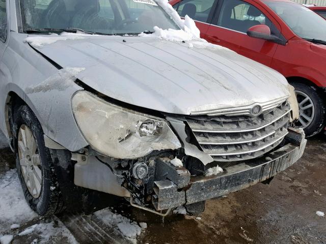 1C3LC46K08N157857 - 2008 CHRYSLER SEBRING LX SILVER photo 9