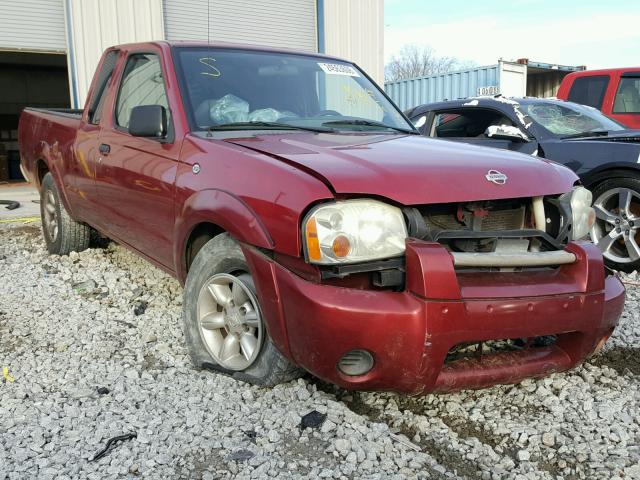 1N6DD26S61C379514 - 2001 NISSAN FRONTIER K RED photo 1