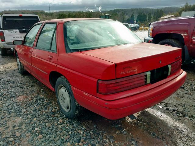 1G1LD55M8SY318763 - 1995 CHEVROLET CORSICA RED photo 3