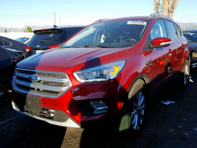 1FMCU9J91HUC51290 - 2017 FORD ESCAPE TIT RED photo 2