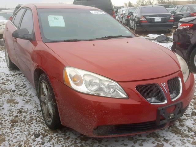 1G2ZG58N874222261 - 2007 PONTIAC G6 BASE RED photo 1