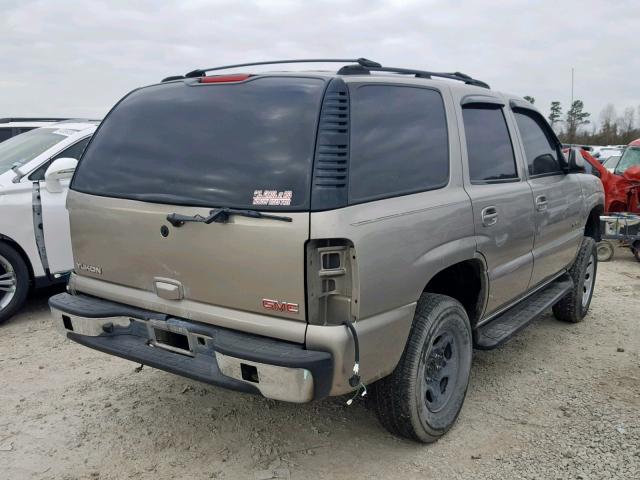 1GKEC13VX3R289760 - 2003 GMC YUKON TAN photo 4