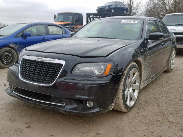 2C3CCAFJ6EH173426 - 2014 CHRYSLER 300 SRT-8 BLACK photo 2