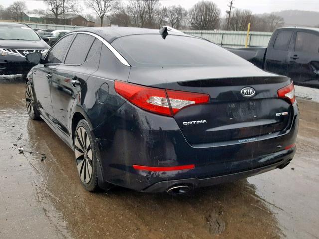 5XXGR4A6XCG002422 - 2012 KIA OPTIMA SX BLACK photo 3