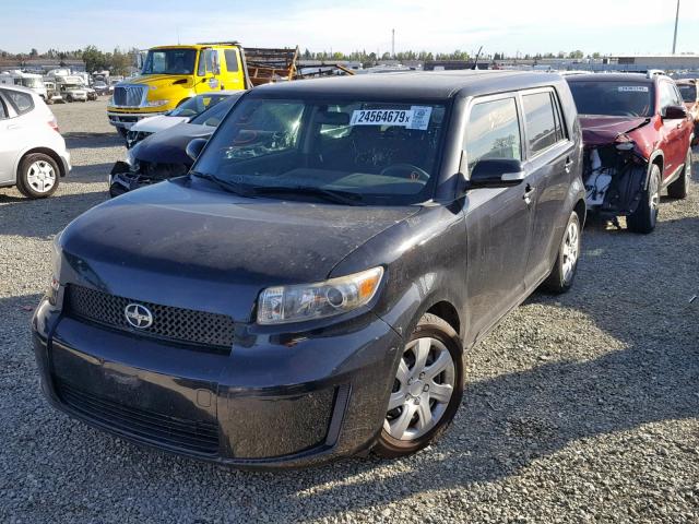 JTLKE50E791076328 - 2009 TOYOTA SCION XB BLACK photo 2