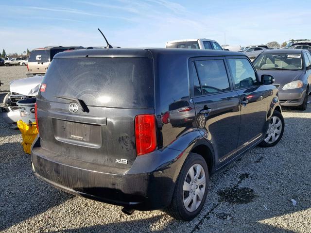 JTLKE50E791076328 - 2009 TOYOTA SCION XB BLACK photo 4