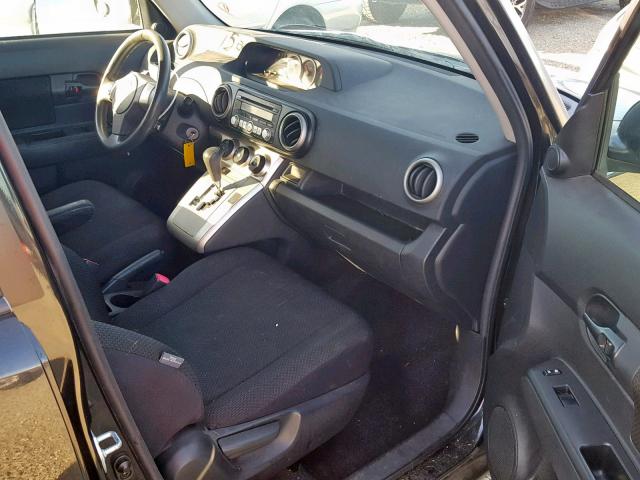 JTLKE50E791076328 - 2009 TOYOTA SCION XB BLACK photo 5