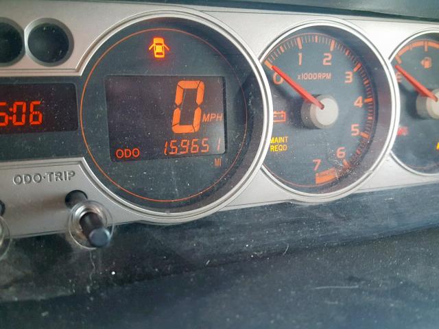 JTLKE50E791076328 - 2009 TOYOTA SCION XB BLACK photo 8