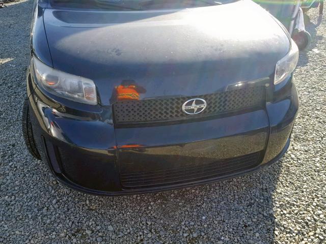 JTLKE50E791076328 - 2009 TOYOTA SCION XB BLACK photo 9