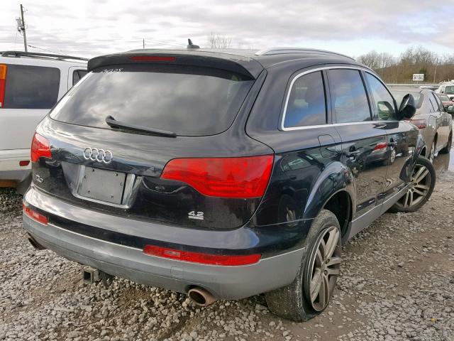 WA1BV74L57D050347 - 2007 AUDI Q7 4.2 QUA BLACK photo 4