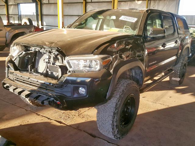 3TMCZ5AN7HM047920 - 2017 TOYOTA TACOMA DOU შავი ფოტო 2