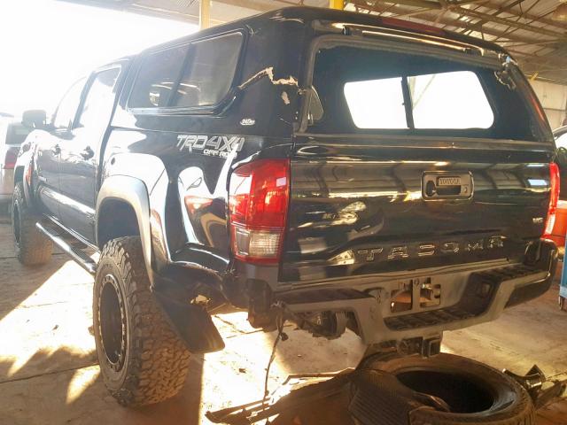 3TMCZ5AN7HM047920 - 2017 TOYOTA TACOMA DOU შავი ფოტო 3