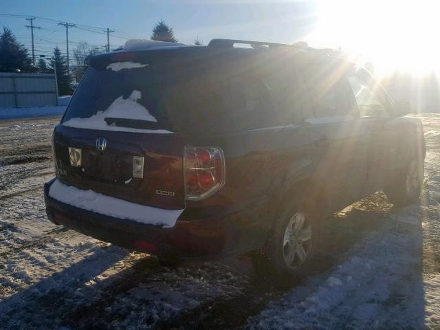 5FNYF18208B003880 - 2008 HONDA PILOT VP MAROON photo 4