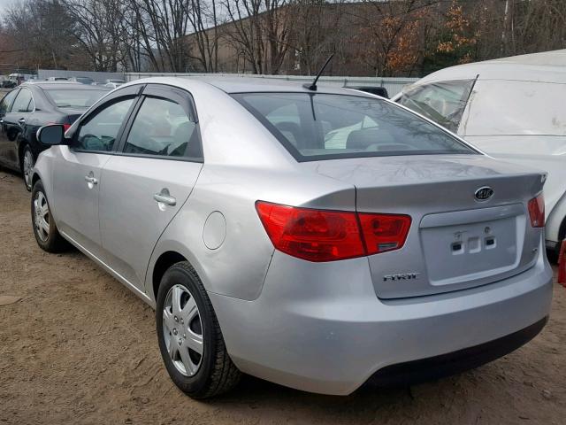 KNAFU4A21C5479426 - 2012 KIA FORTE EX SILVER photo 3