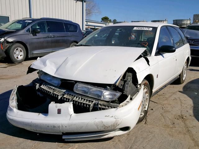 1G8ZK827XVZ274569 - 1997 SATURN SW2 WHITE photo 2