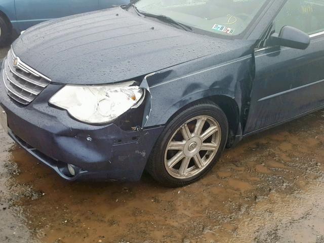 1C3LC55R18N115363 - 2008 CHRYSLER SEBRING TO BLUE photo 9