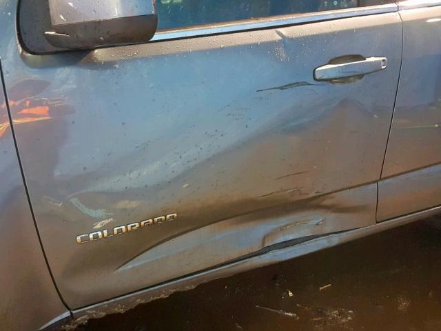 1GCGTCEN1K1106675 - 2019 CHEVROLET COLORADO L GRAY photo 9