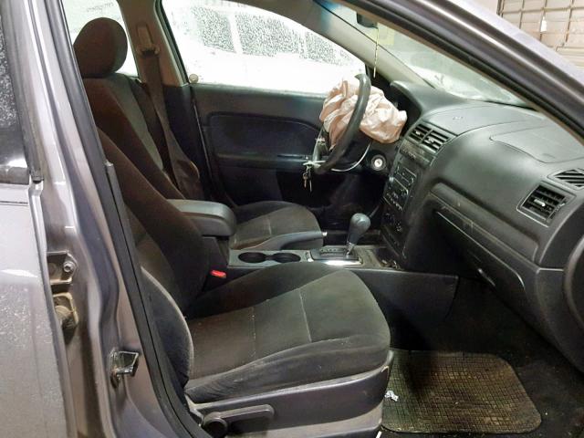 3FAHP07117R113484 - 2007 FORD FUSION SE GRAY photo 5