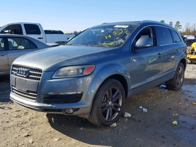 WA1BV74L67D053581 - 2007 AUDI Q7 4.2 QUA TEAL photo 2