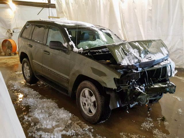 1J8GR48K17C664357 - 2007 JEEP GRAND CHER GREEN photo 1