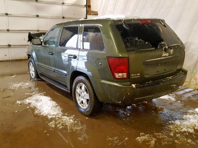 1J8GR48K17C664357 - 2007 JEEP GRAND CHER GREEN photo 3