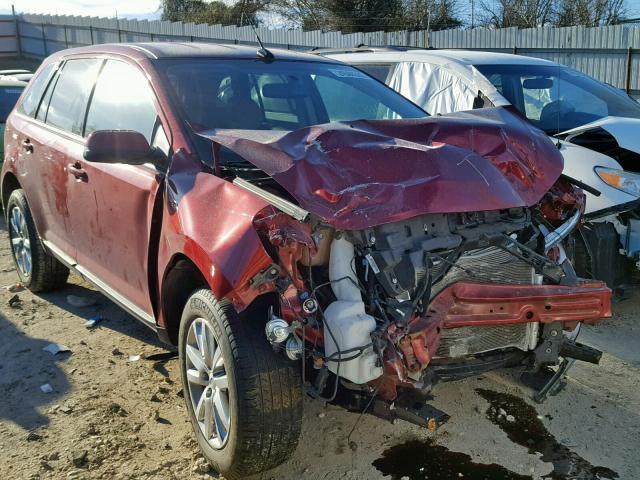 2FMDK3JC3EBB36131 - 2014 FORD EDGE SEL RED photo 1