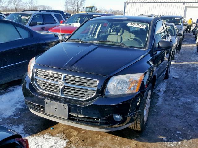 1B3HB48B77D187722 - 2007 DODGE CALIBER SX BLACK photo 2