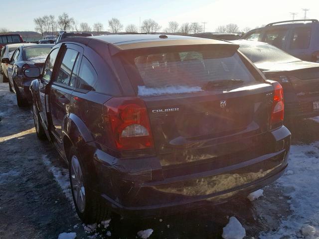 1B3HB48B77D187722 - 2007 DODGE CALIBER SX BLACK photo 3