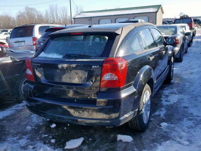 1B3HB48B77D187722 - 2007 DODGE CALIBER SX BLACK photo 4