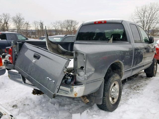 1D7KS28D17J589866 - 2007 DODGE RAM 2500 S Մոխրագույն լուսանկար 4