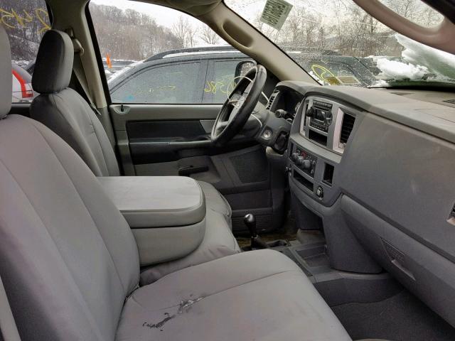 1D7KS28D17J589866 - 2007 DODGE RAM 2500 S Մոխրագույն լուսանկար 5