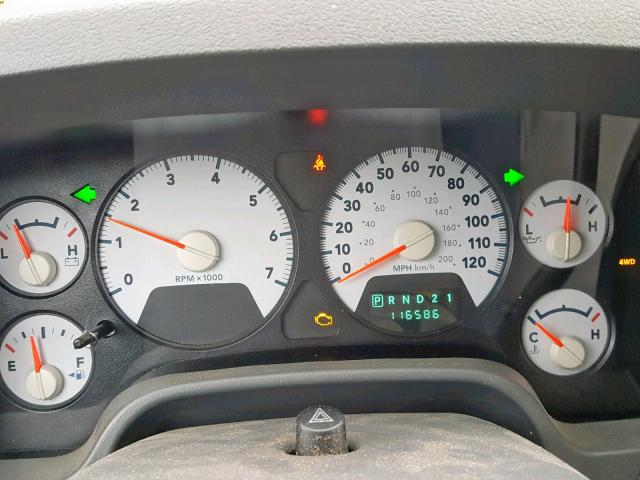 1D7KS28D17J589866 - 2007 DODGE RAM 2500 S Մոխրագույն լուսանկար 8