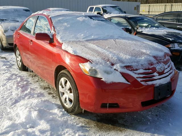 4T1BE46K27U175794 - 2007 TOYOTA CAMRY RED photo 1