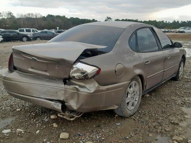 1FAFP53U27A125528 - 2007 FORD TAURUS SE GOLD photo 4