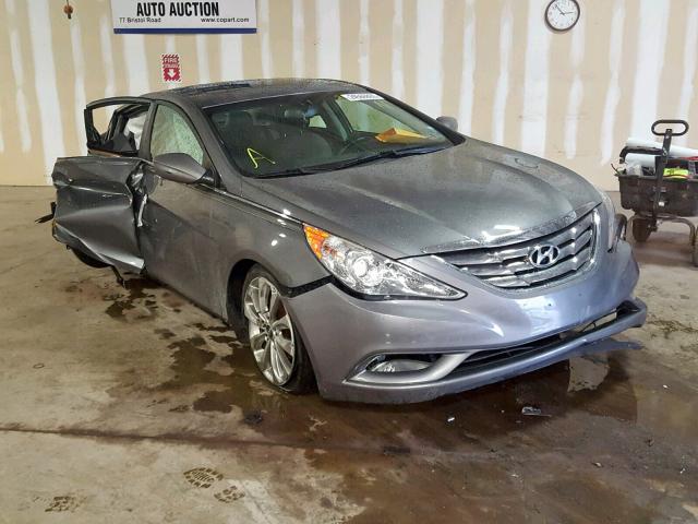 5NPEC4AB1CH442703 - 2012 HYUNDAI SONATA SE GRAY photo 1