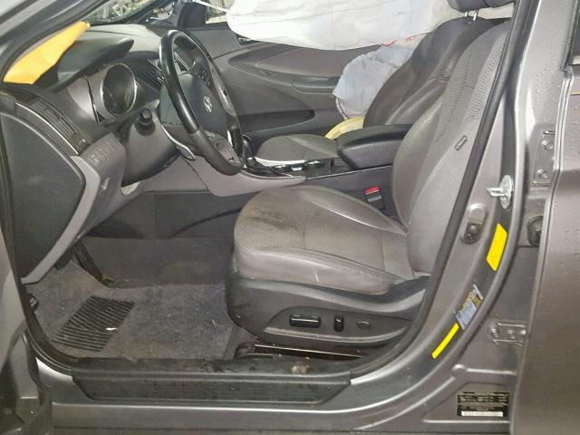 5NPEC4AB1CH442703 - 2012 HYUNDAI SONATA SE GRAY photo 5