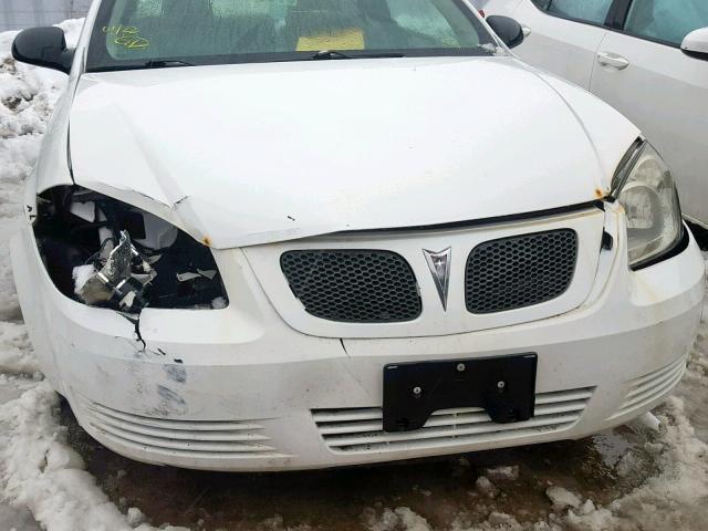 1G2AR15HX97233794 - 2009 PONTIAC G5 WHITE photo 10