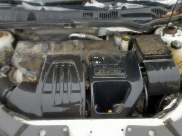 1G2AR15HX97233794 - 2009 PONTIAC G5 WHITE photo 7
