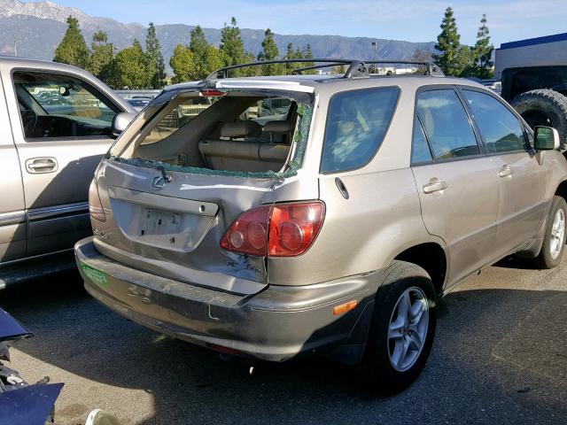 JT6GF10U6X0042602 - 1999 LEXUS RX 300 GOLD photo 4