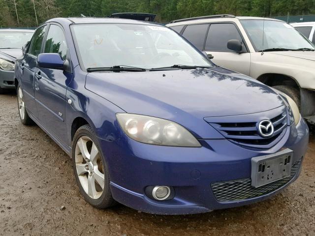 JM1BK143651221701 - 2005 MAZDA 3 HATCHBAC BLUE photo 1