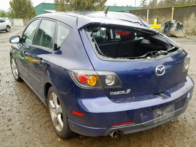 JM1BK143651221701 - 2005 MAZDA 3 HATCHBAC BLUE photo 3