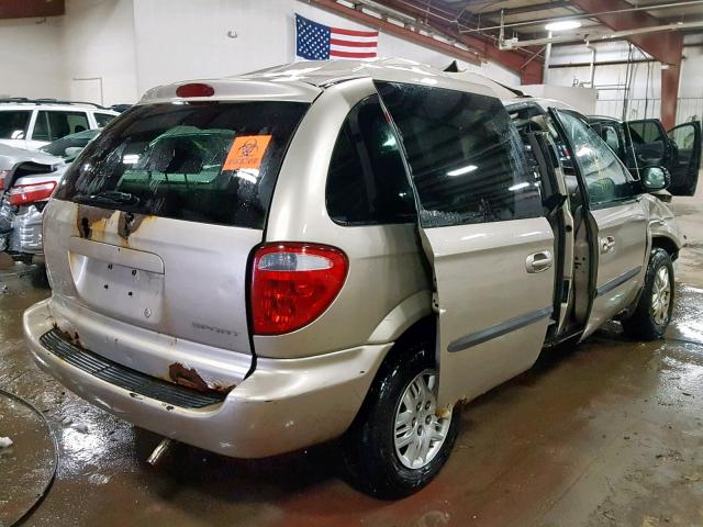 1B4GP45362B509213 - 2002 DODGE CARAVAN SP GOLD photo 4