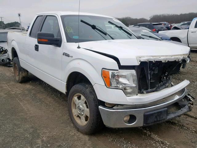 1FTEX1CM3EFB02323 - 2014 FORD F150 SUPER WHITE photo 1