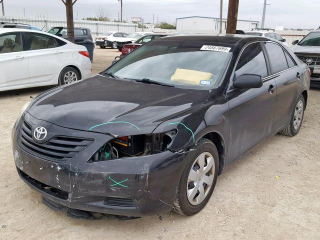 4T1BE46K19U369963 - 2009 TOYOTA CAMRY BASE BLACK photo 2