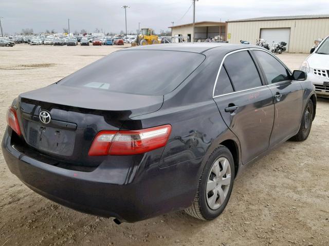 4T1BE46K19U369963 - 2009 TOYOTA CAMRY BASE BLACK photo 4